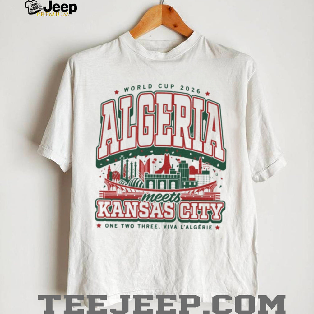 World Cup 2026 Algeria Meets Kansas City Commemorative T Shirt