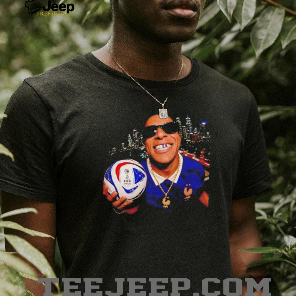 World Cup 2026 Kylian Mbappe France flag teeth shirt