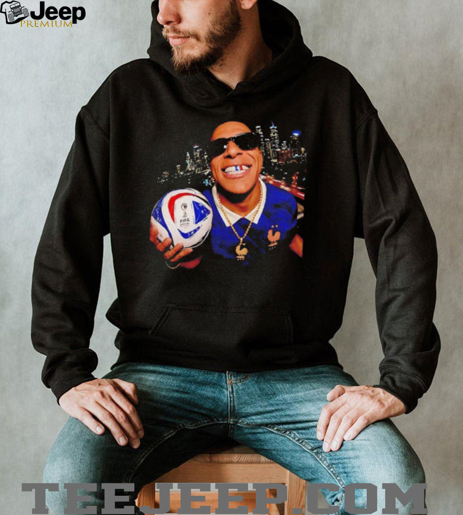 World Cup 2026 Kylian Mbappe France flag teeth shirt