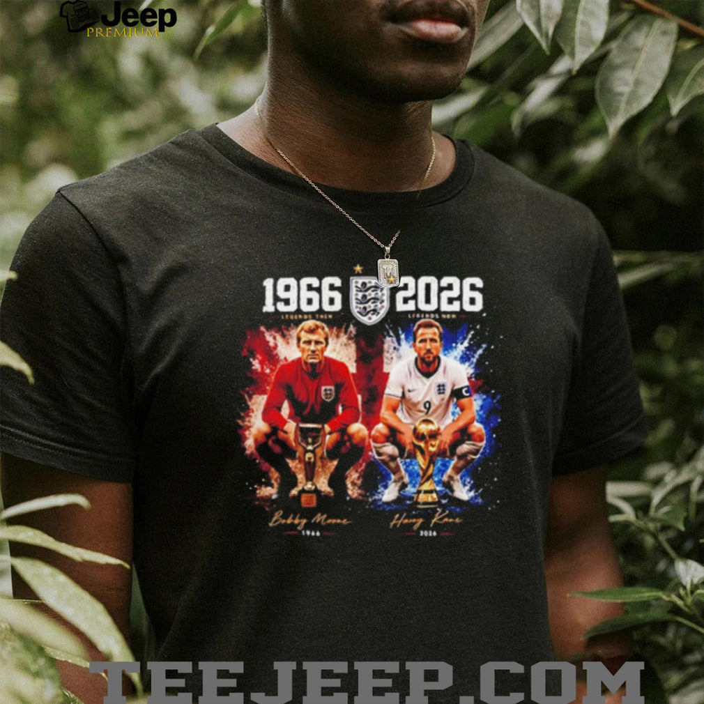 World Cup England team Bobby Moore 1966 2026 Harry Kane vintage shirt
