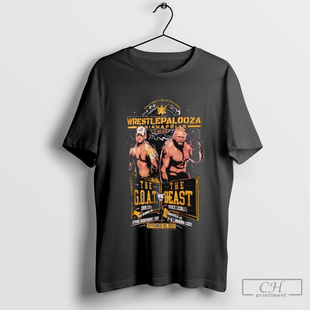 Wrestlepalooza 2025 John Cena Vs Brock Lesnar The Goat Vs The Beast Shirt Sweater