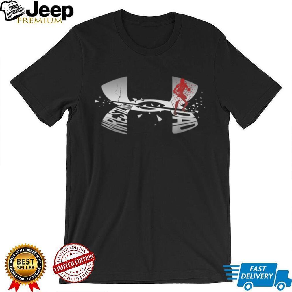 Wrestling Dad Cracked Logo Graphic Performance Tee