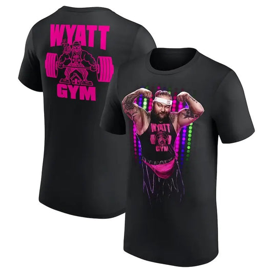 Wyatt Gym Double Sided Graphic T-Shirt, Bray Wyatt Gym Flex Shirt, Professional Wrestler Fan Gift For Men Women Unisex Tee, Crew Neck SweatShirt, Hoodie S-5XL 100% Cotton
