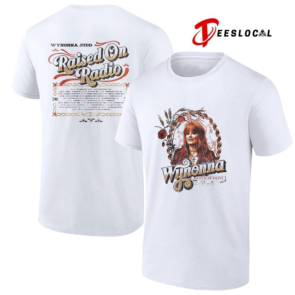 Wynonna Judd Raised On Radio tour graphic shirt