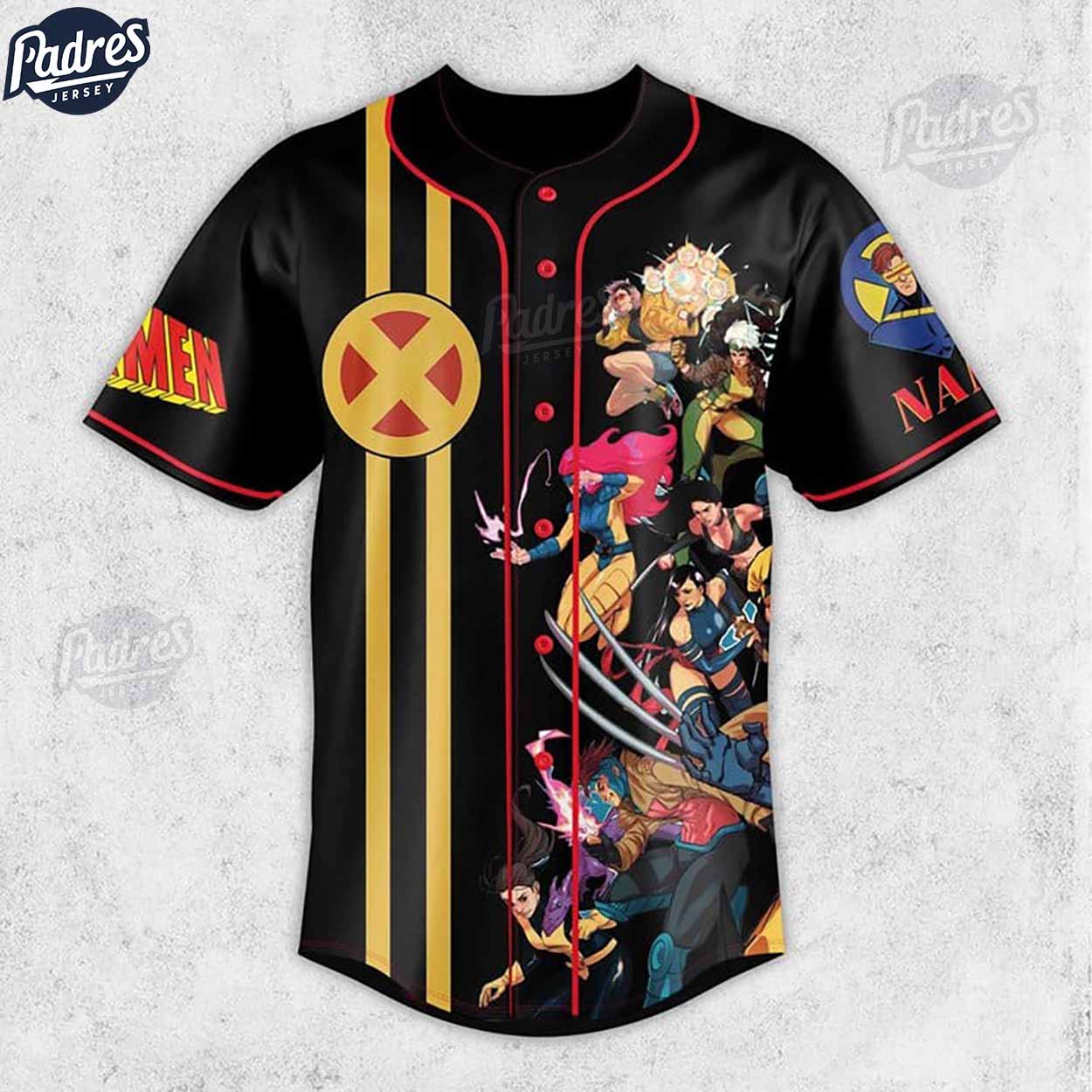 X-Men 97 Cyclops Baseball Jersey Shirt (Image 2)