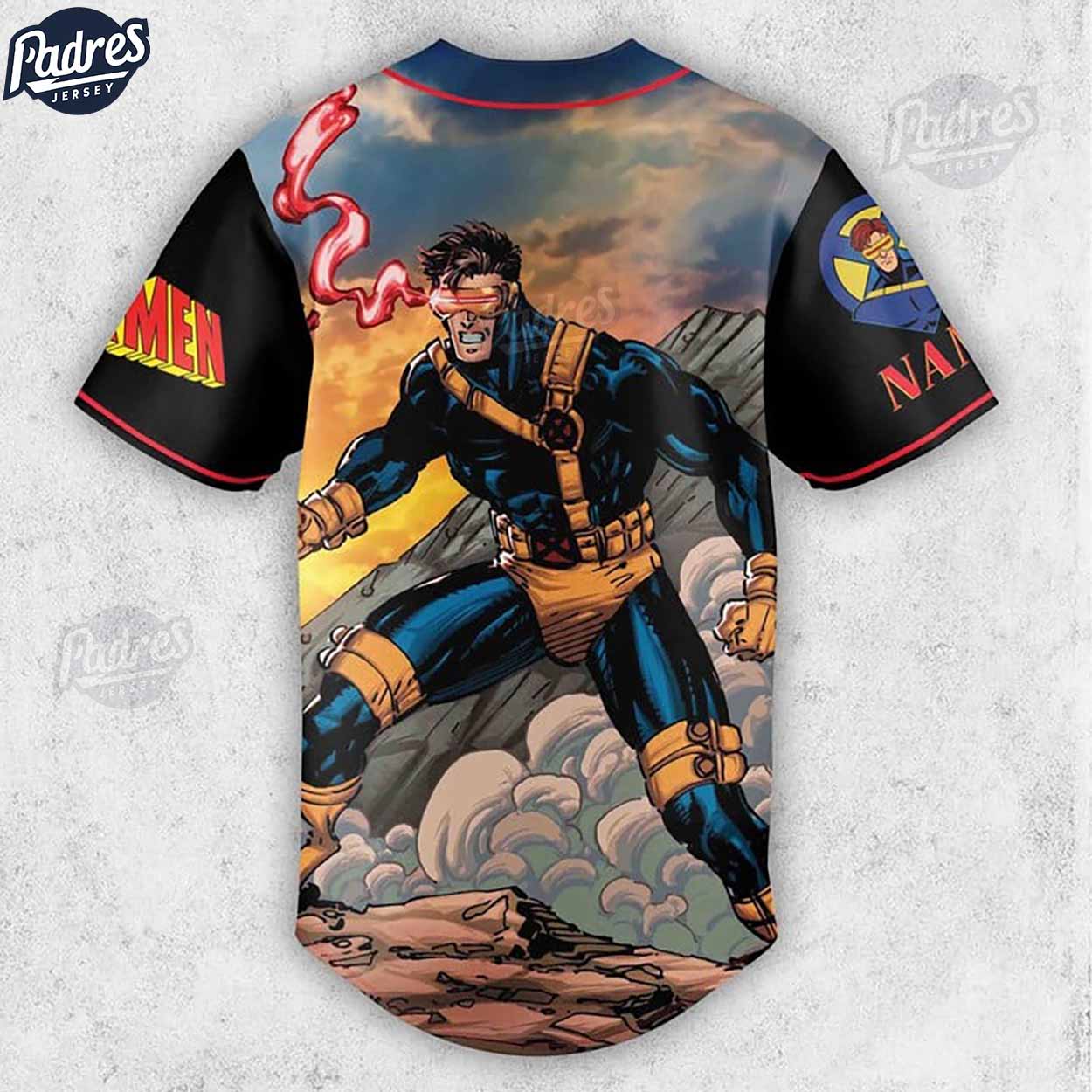 X-Men 97 Cyclops Baseball Jersey Shirt (Image 3)