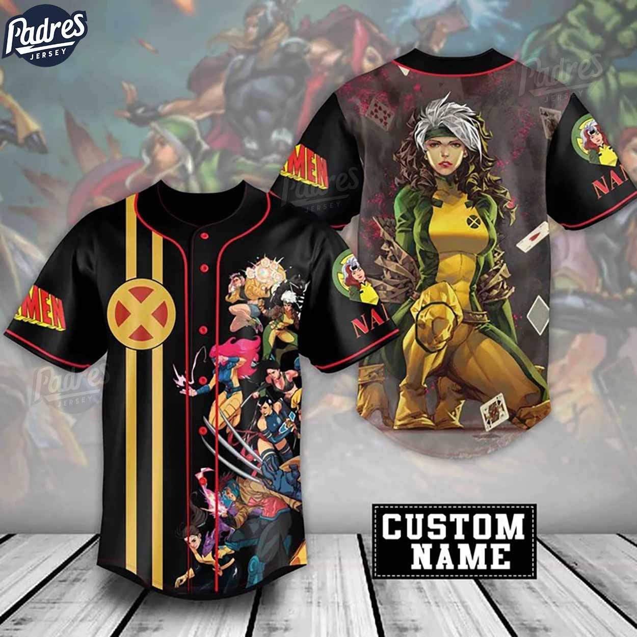 X-Men 97 Rogue Baseball Jersey - Padres Jersey Oasis: Elevate Your Baseball Style Game T-Shirts, Hoodie, Sweatshirt (Image 1)