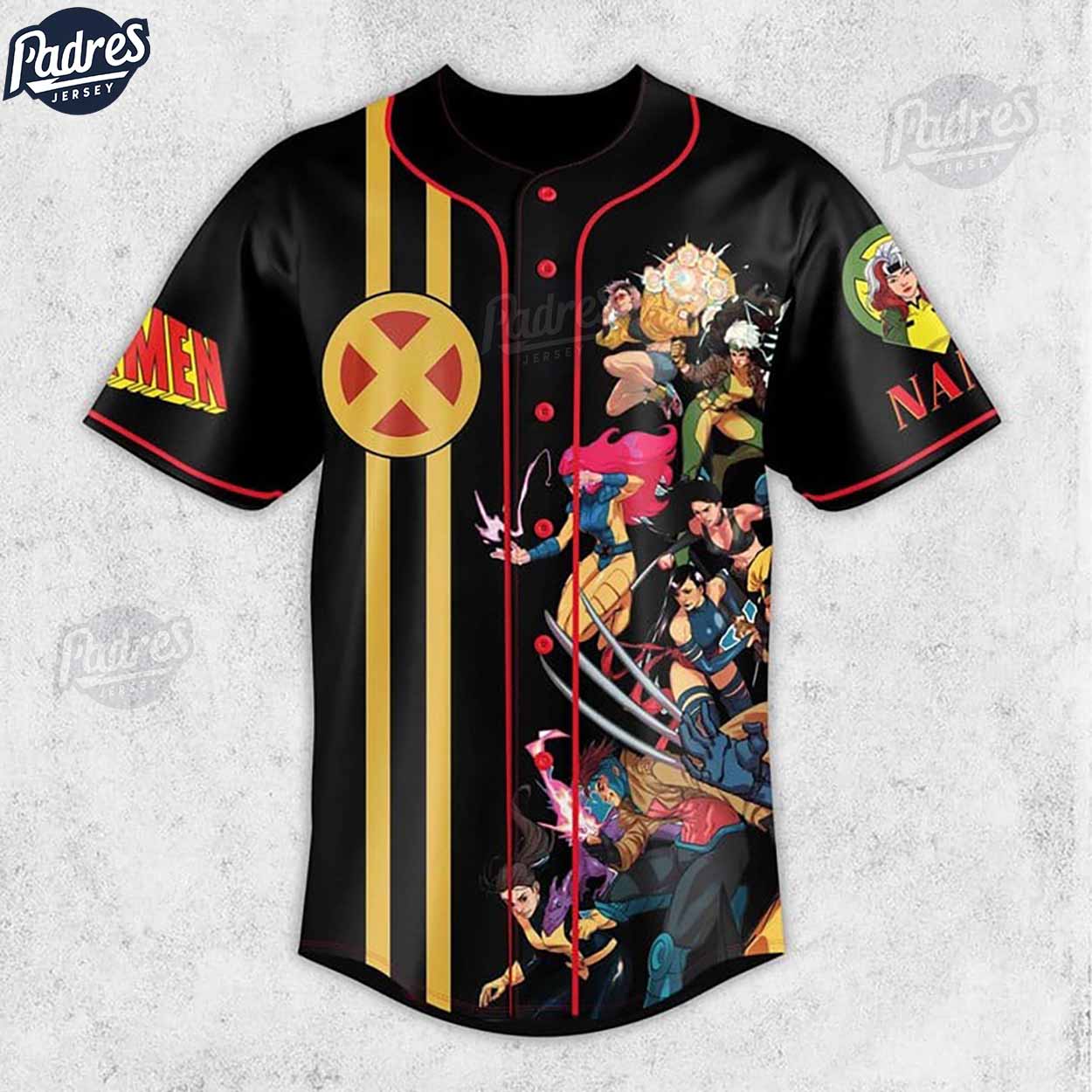 X-Men 97 Rogue Baseball Jersey - Padres Jersey Oasis: Elevate Your Baseball Style Game T-Shirts, Hoodie, Sweatshirt (Image 2)