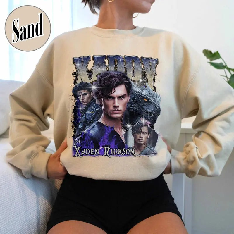 Xaddy Bootleg Sweatshirt, Xaden Riorson Sweatshirt, Xaden Riorson House Sweatshirt, Dragon Rider Sweatshirt, Gift for...