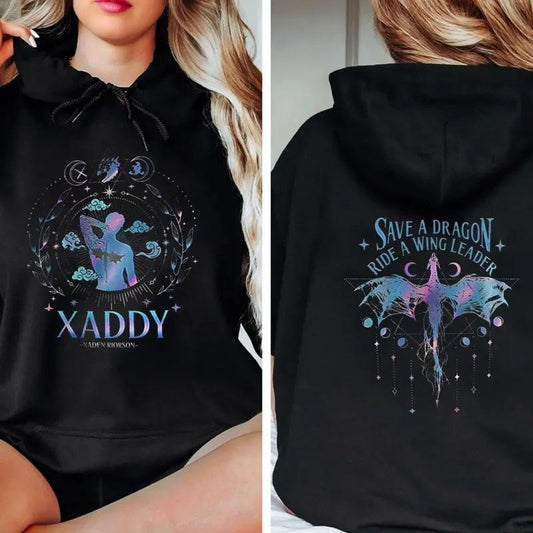 Xaddy Xaden Riorson Sweatshirt Hoodie T-Shirt, Xaden Riorson T-shirt, Fourthwing Sweatshirt, Onyx Storm Sweater
