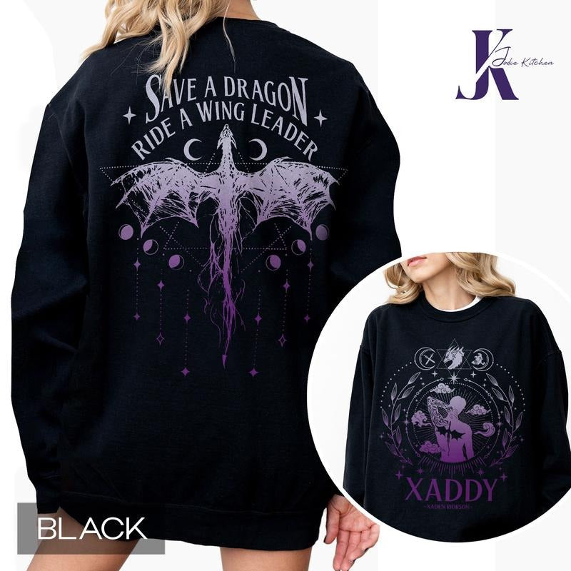 Xaden Riorson Comfort Colors Shirt, Trendy Xaddy Shirt, Xaden Fourth Wing Fan Shirt, Onyx Storm Merch, Dragon Rider 2...