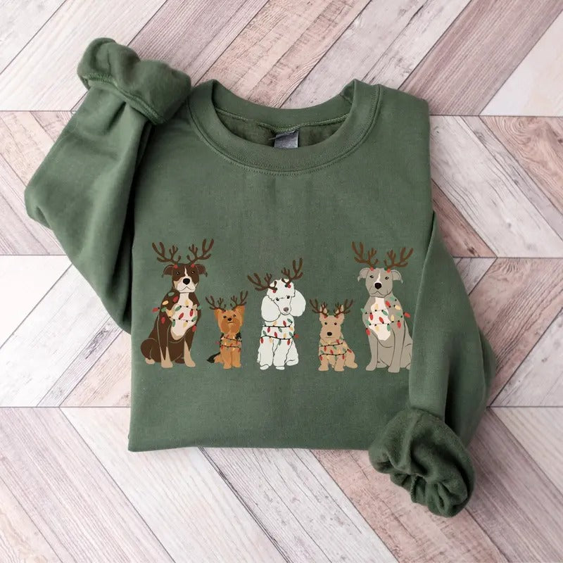 Xmas Dog Sweatshirt, Dog Owner Christmas Gift, Dog Christmas Sweatshirt, Christmas Sweater, Holiday Sweater, Xmas Shirt, Cozy Season, Winter Vibes