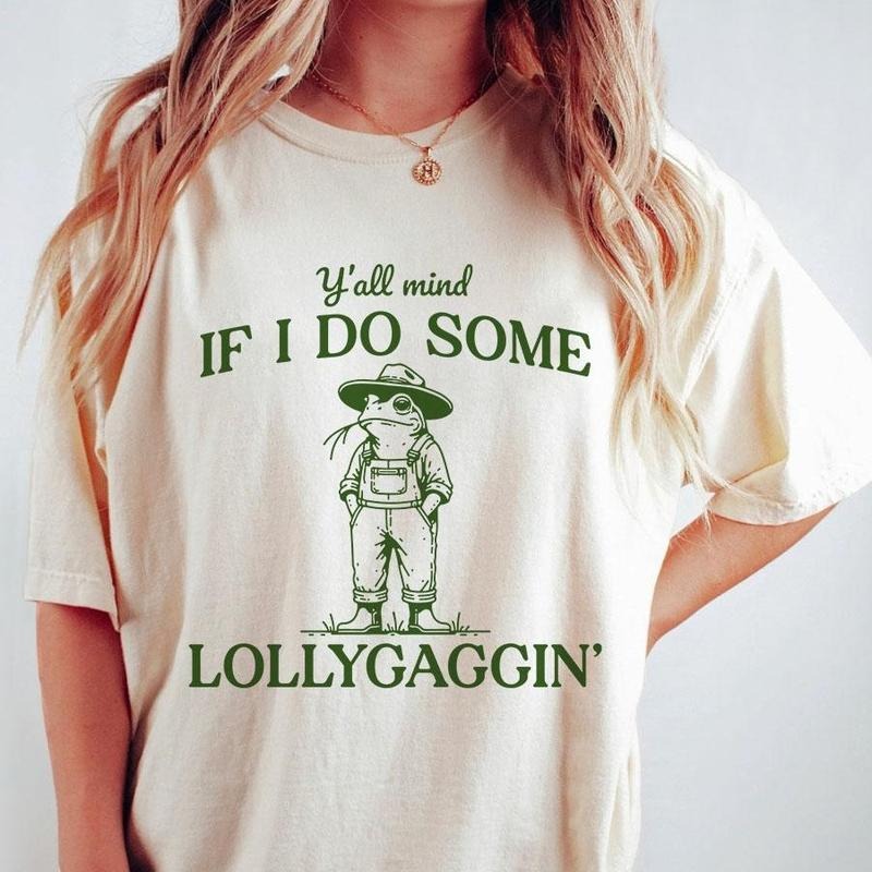 Y'all Mind If I Do Some Shirt, Funny Shirt For Women, Frog Shirt, Frog Lover Tee, Cowboy Frog Shirt, Funny Western Shirt,...