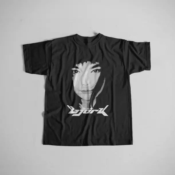 Y2k Bjork T-Shirt, Vintage Graphic Tees Gothic Grunge Y2k Emo Scene Amity Affliction Style Clothes Men Women Streetwearstyle{n002}2