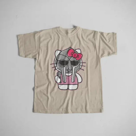 Y2k Cat Doom T-Shirt, Vintage Graphic Tees Gothic Grunge Y2k Emo Scene Amity Affliction Style Clothes Men Women Streetwear