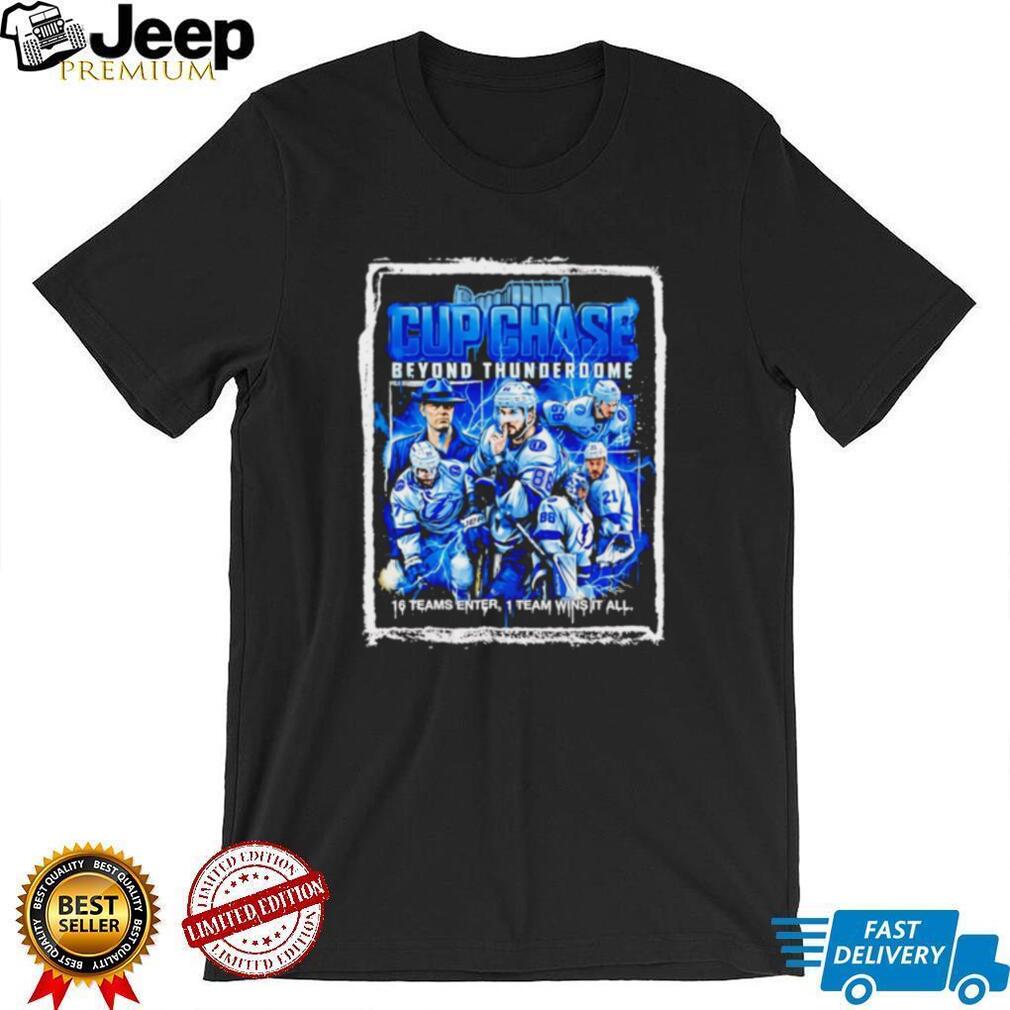 Tampa Bay Lightning Cup Chase Beyond Thunderdome Hockey Graphic T Shirt
