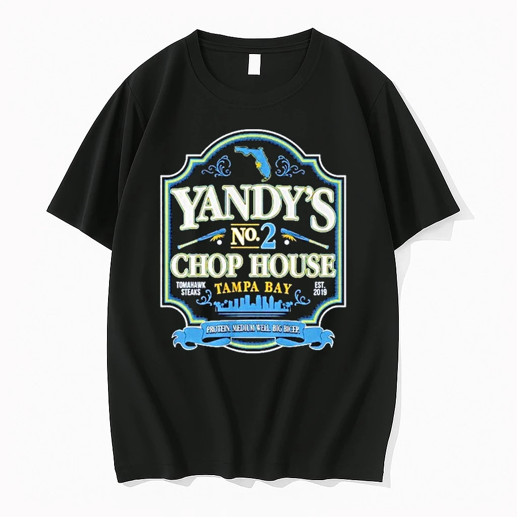 Yandy Diaz No 2 Tampa Bay Chop House Protein Medium Well Big Bicep Tshirts Sweater