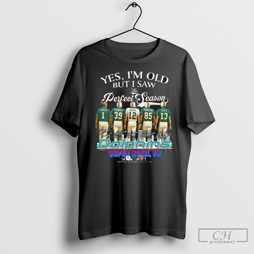 Yes Im Old But I Saw Miami Dolphins Perfect Season Shula Csonka Griese Buoniconti And
