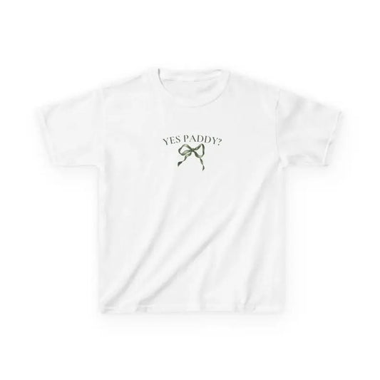 Yes Paddy St Patricks Day Tshirt, Y2K Coquette Aesthetic Bow Shirt, Cute 90s St Paddy Outfit Funny TShirt, Irish Women's Shirt Top Womenswear