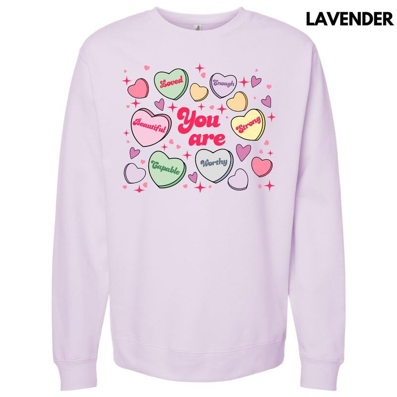 You Are Valentine Hearts Sweatshirt 'NLB'