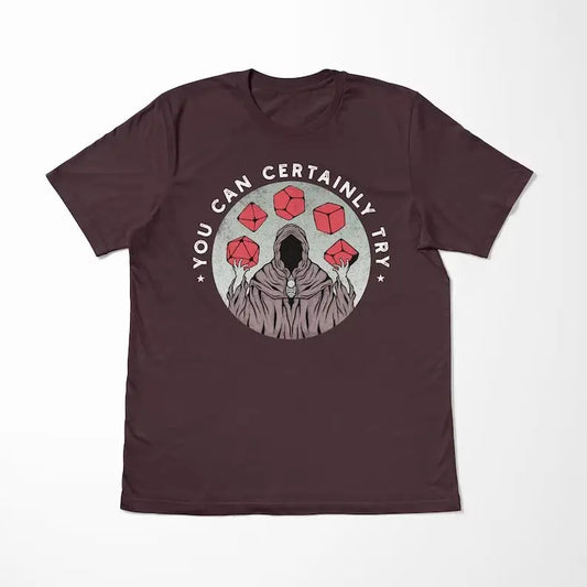You Can Certainly Try Shirt, DM, Dnd gift, GM, Dice, Natural 20, Dungeons and Dragons Vintage Inspired Sweatshirt,...