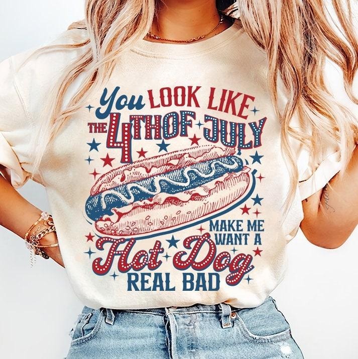 You Look Like the 4th of July Shirt, America, Retro USA 4th of July, Independence Day Shirt, Vintage America, 1776 Shirt