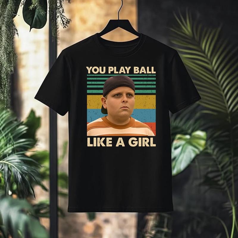You Play Ball Like A Girl Vintage Retro Unisex T-Shirt