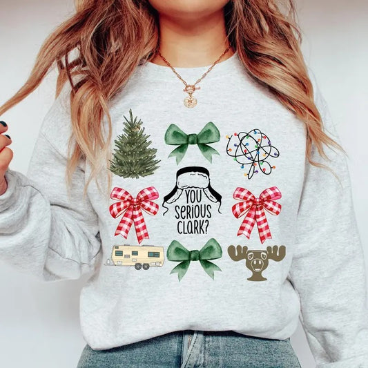 You Serious Clark Sweatshirt, Funny Holiday Pullover, Griswold Family Sweatshirt, Family Christmas Sweater, Christmas sweatshirt, Unisex T Shirt, Hoodie