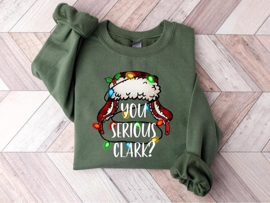 You Serious Clark Sweatshirt, National Lampoon's Vacation Christmas Ugly Christmas Sweater, Christmas Vacation Shirt, Christmas Giftstyle{n002}2