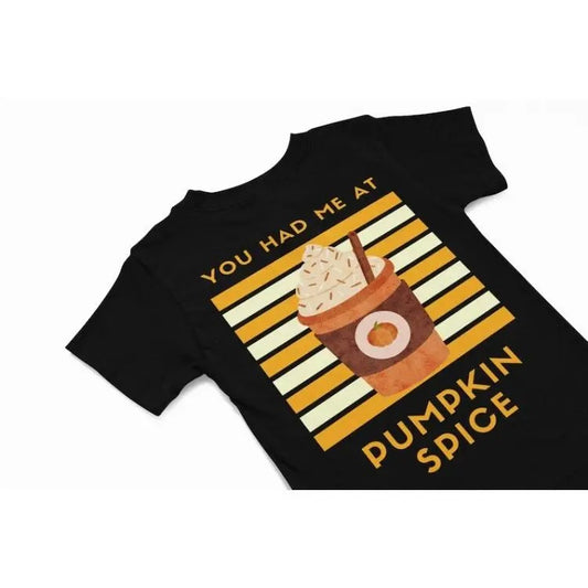 You had me at Pumpkin spice kawaii T-Shirt, Cute kawaii Tee, Funny fall autumn shirt gift, quirky coffee humour shirt, pumpkin Lover Gift Made in USA