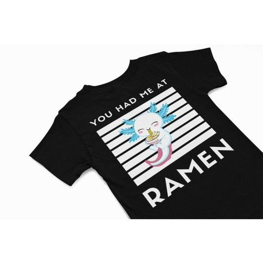 You had me at Ramen kawaii Axolotl T-Shirt, Cute axolotl Tee, Japanese vacation T shirt gift, quirky food humour t shirt, Ramen Lover Gift Made in USAstyle{n002}2
