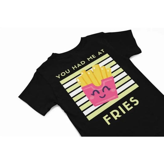 You had me at fries kawaii T-Shirt, Cute kawaii Tee, Funny foody shirt gift, quirky food humour shirt, kawaii Lover Gift Made in USA
