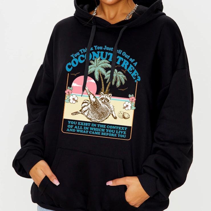 You think you just fall out of a coconut tree t-shirt | kamala shirt | harris meme | social democrat | roevember | kamala...