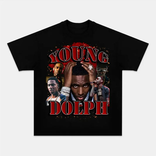 Young Dolph 90s Bootleg Rap Tee, Vintage Hip Hop Shirt