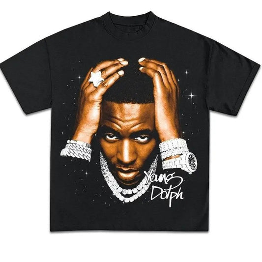 Young Dolph Graphic Tee  Iconic Style for Rap Fans Unisex Shirt For Men and Women