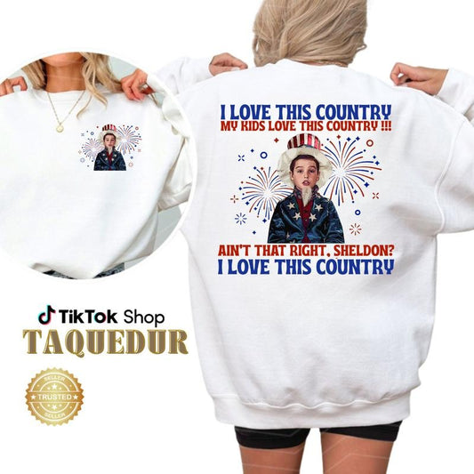 Young Sheldon 4th July Shirt, All American Boy Shirt, Boys 4th of July Shirt, Young Sheldon Patriotic American Flag Shirt, Happy 4th of July Retro USA Shirt, Young sheldon