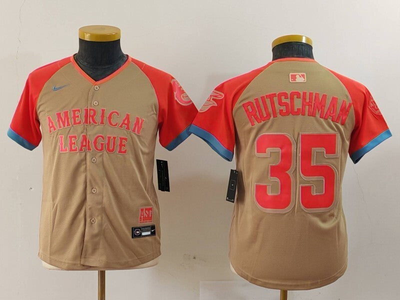 Youth Baltimore Orioles #35 Adley Rutschman Orioles 24 All-Star Youth Style 6
