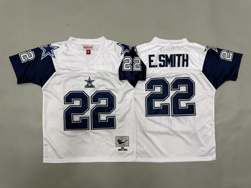 Youth Dallas Cowboys #22 Emmitt Smith Cowboys Team Youth Style 2