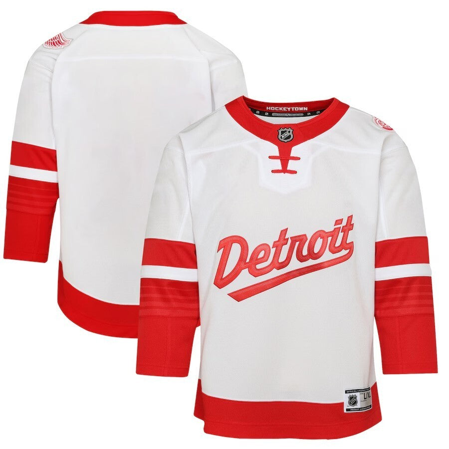 Youth Detroit Red Wings 2025 NHL Stadium Series Premier Jersey - White