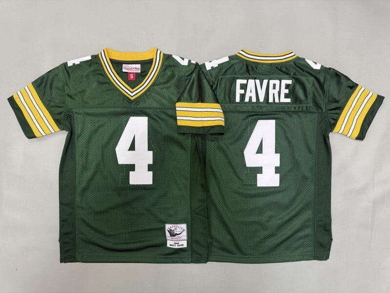 Youth Green Bay Packers #4 Brett Favre Packers Team Youth