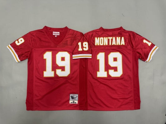 Youth Kansas City Chiefs #19 Joe Montana Chiefs Team Youth