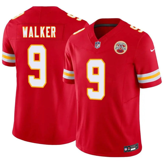Youth Kansas City Chiefs #9 Kenneth Walker III Red 2026 F.U.S.E. Vapor Untouchable