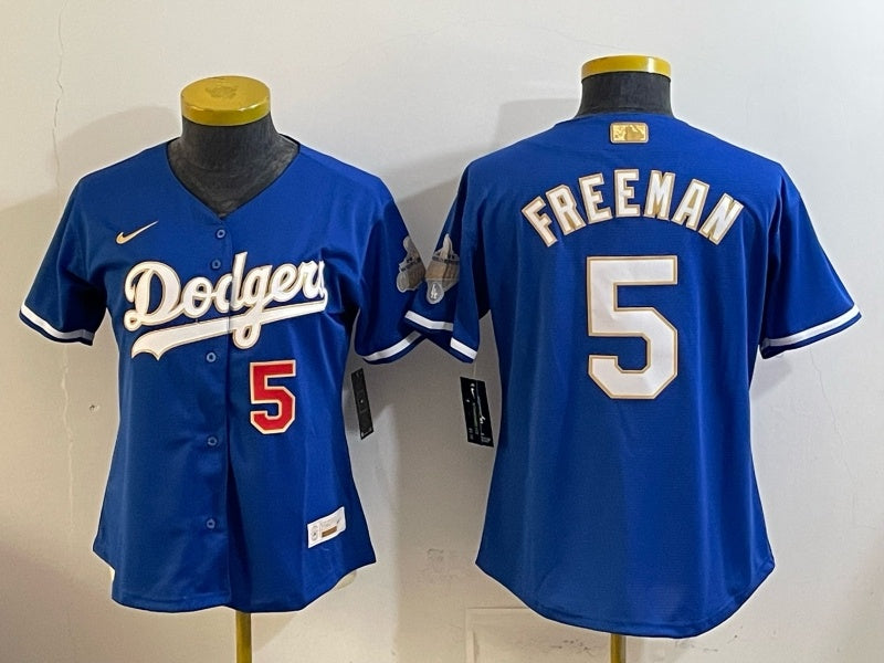 Youth Los Angeles Dodgers #5 Freddie Freeman Dodgers Edition Women Youth
