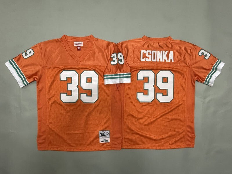 Youth Miami Dolphins #39 Larry Csonka Dolphins Youth Style 2