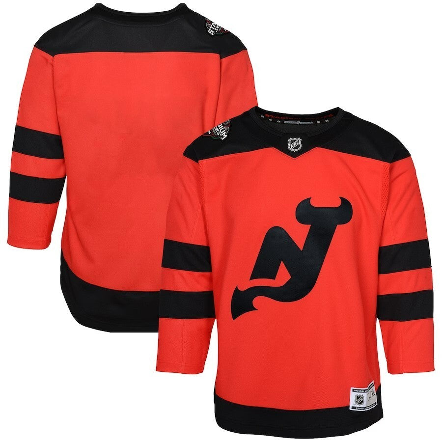 Youth New Jersey Devils 2024 NHL Stadium Series Premier Jersey – Red Style 2