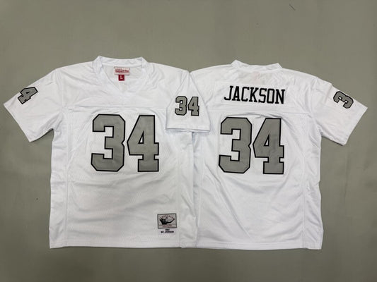 Youth Oakland Raiders #34 Bo Jackson Raiders Youth Style 2