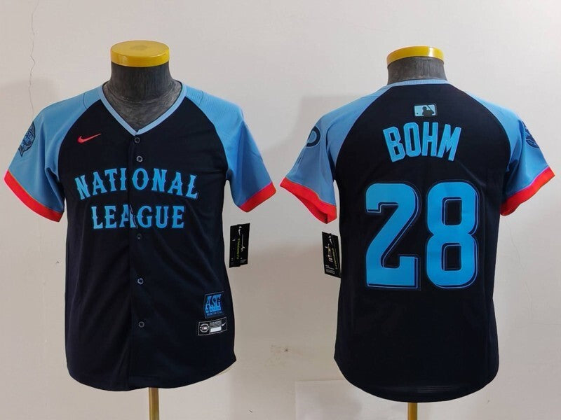 Youth Philadelphia Phillies #28 Alec Bohm Phillies 2024 All-Star Youth Style 5
