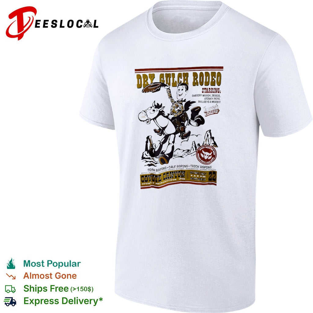 Vintage Dry Gulch Rodeo Woody’s Roundup Coyote Canyon shirt