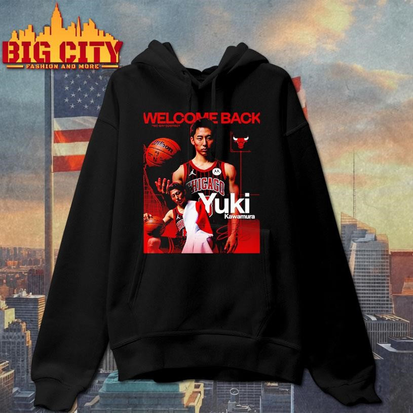 Yuki Kawamura Welcome Back Chicago Bulls Two Way Contract Shirt