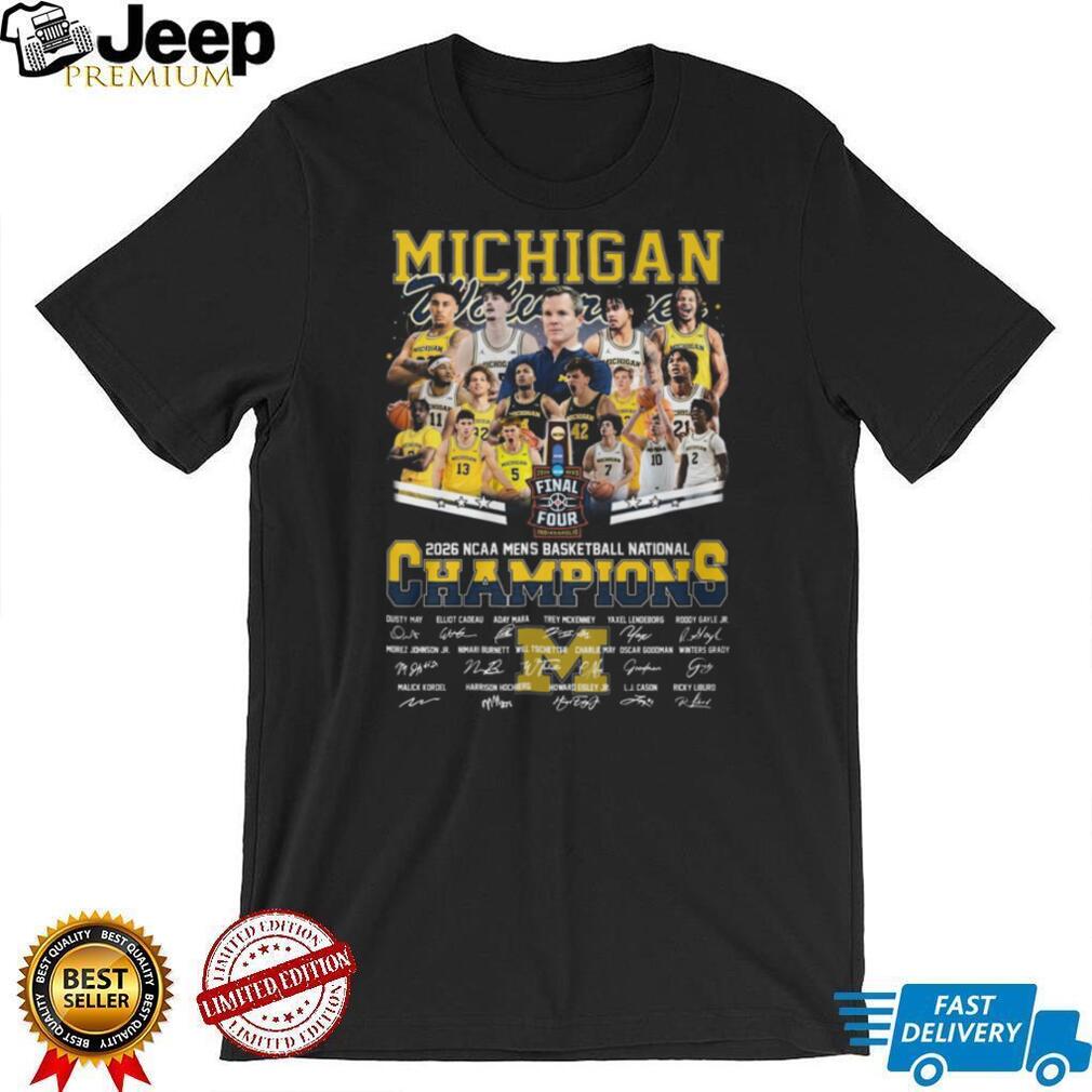 Michigan Wolverines 2026 NCAA Men’s Basketball National Champions T Shirt